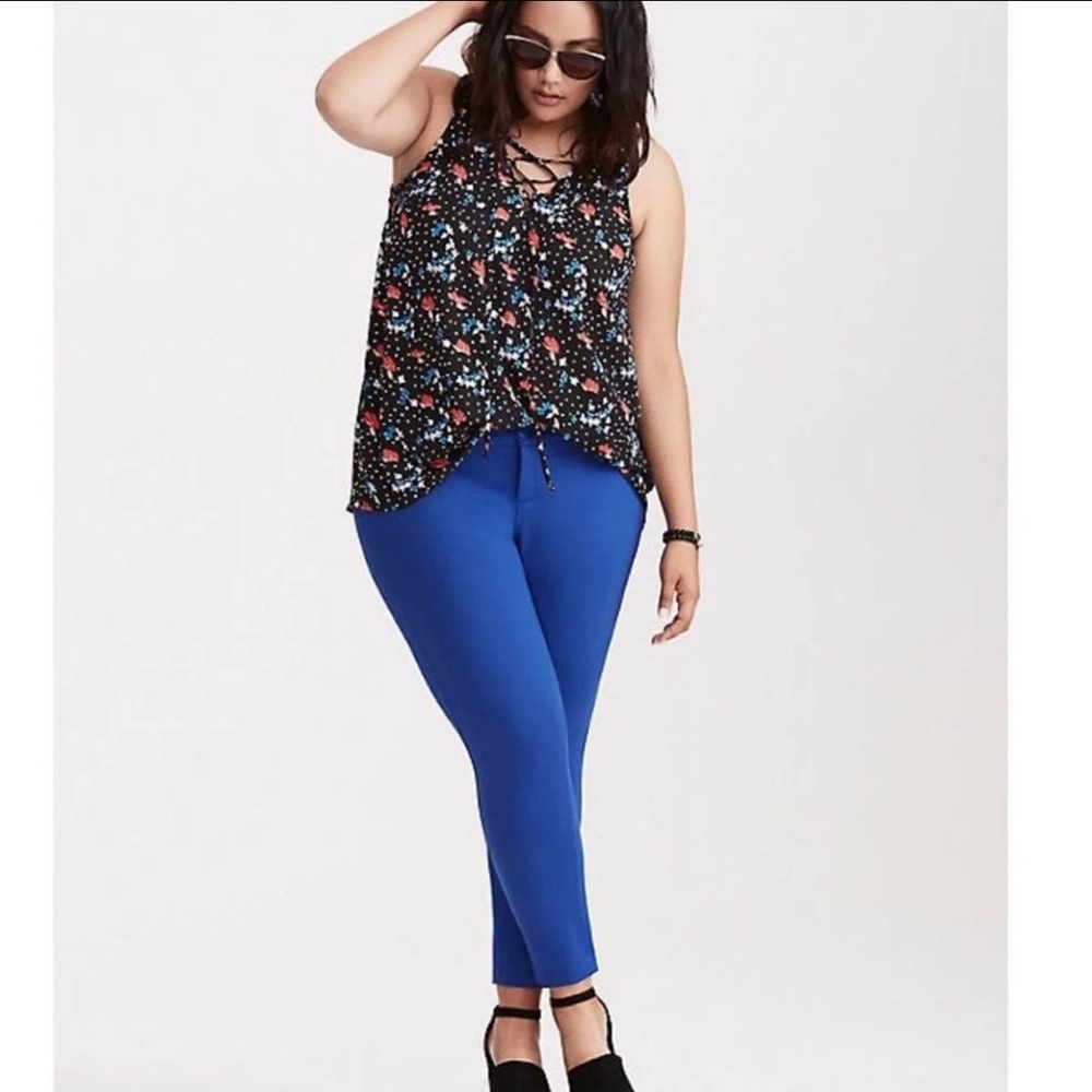 Floral Black Women's Top